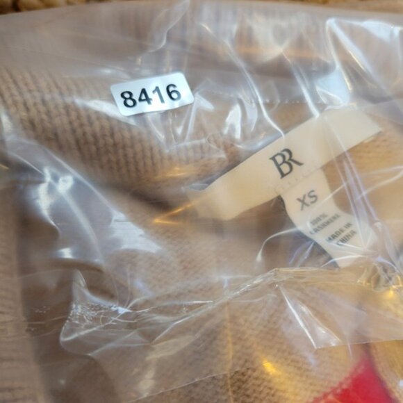 $220 MSRP Banana Republic 100% Cashmere Pullover Rugby Polo Sweater Size XS - Picture 15 of 15